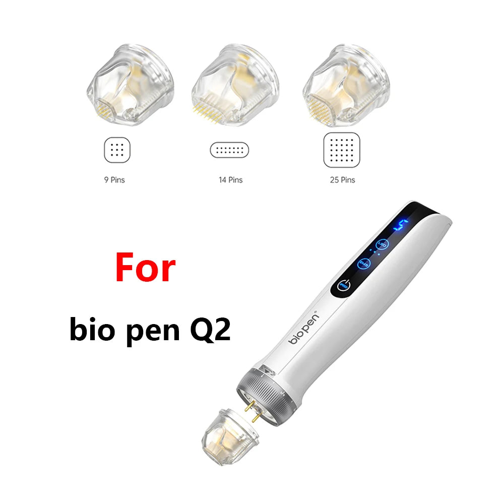 Bio Pen Replacement Cartridge – Compatible with Q2 & Q1S, Titanium Needles
