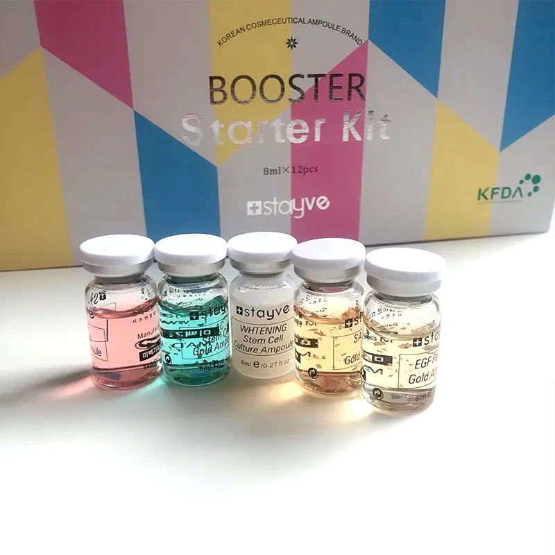 Styve Booster Starter Kit – 12 Ampoules for Microneedling & Topical Use