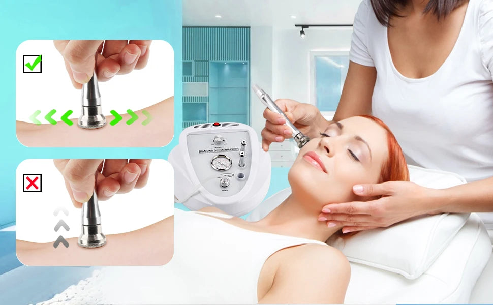 Diamond Dermabrasion 9 Tips + 3 Wands – Facial & Body Microdermabrasion Replacement Set