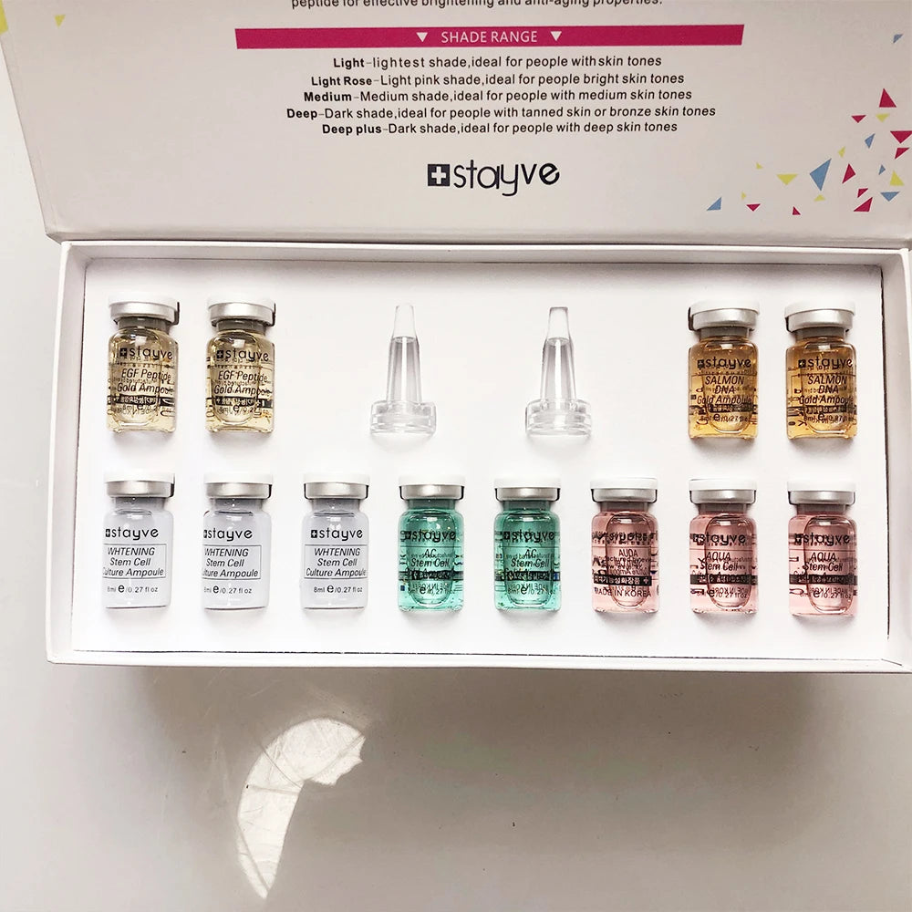 Styve Booster Starter Kit – 12 Ampoules for Microneedling & Topical Use
